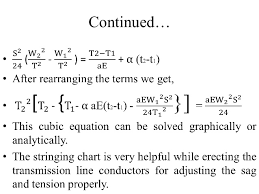 Sag In Overhead Transmission Line Sag Calculation Amp