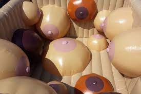 Adventures Inside the Big-Boob Bounce House