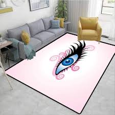 Take your pick from a vast assortment of chic, abstract rugs that will pull any room together, and. Bigdatastore Eye Shag Area Rug Door Mat Fantastic Gaze Of A Woman In Graphic Style With