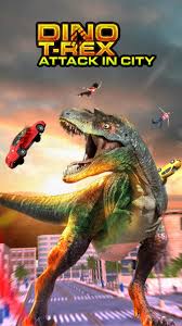 You need to play trial. Dino T Rex Attack In City For Android Apk Download