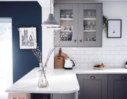 A blue gray that is cosy an nostalgic. 12 Kitchen Colour Ideas