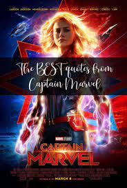 Maybe you would like to learn more about one of these? Captain Marvel Quotes Enza S Bargains