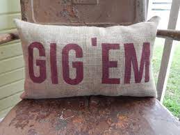 Al roker hates decorative pillows. Texas A M Aggies Gig 39 Em Aggie Pillow Collegiate Decor Burlap Decorative Throw Pillow Custom Co Throw Pillows Custom Gig Em Aggies Decorative Throw Pillows