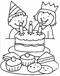Sliced birthday cake with candle coloring pages. Free Printable Birthday Cake Coloring Pages For Kids