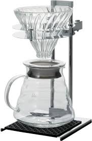 Hario received japan's good design award in 2007 for the v60 made from plastic and ceramic that had since a brewer who used the v60 won first prize in the 2010 world brewers cup, the v60 has. Hario V60 Pour Over Stand Set Crema