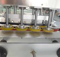 Automatic Linear Dust Cover Capping Machine High Speed Plastic Cap Pressing  Machine