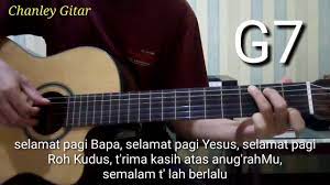 Belajar Gitar Selamat Pagi Bapa Youtube