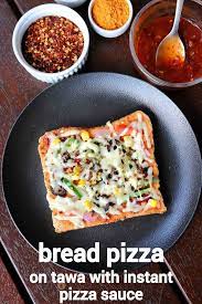 Pizza Bread Recipe Bread Pizza Recipe With Instant Pizza Sauce Recipe In 2020 Sandwich Recipes Indian Spicy Snacks Recipes Breakfast Recipes Indian
