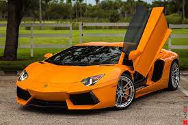 Nice Custom Exterior Goodies On Orange Lamborghini Aventador Lamborghini Aventador Dream Cars Lamborghini Sports Cars Lamborghini