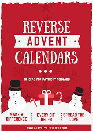 Reverse Advent Calendar 10 Ideas Reverse Advent Calendar Unique Gifts For Kids Advent Calendar