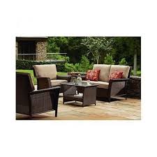 Furniture 4 Piece Patio Ty Pennington Style Parkside Deep Seating Set Garden Seatingset Living