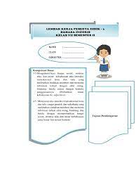 Lkpd bahasa inggris kelas 7. Lkpd