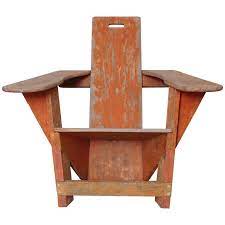A quintessential chair at resorts, whether by the lake, beach, poolside, or deck, its versatility and structure will provide the highest possible comfort. Constructivist American Westport Adirondack Lounge Chair Early Cubist Form From A Unique Collection Of Antique And Vintage Chairs Diy Chair Rustic Furniture