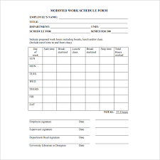 Fill out the employee 10 hour work schedule template pdf download form for free! 31 Daily Work Schedule Templates Free Pdf Excel Word Download