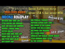 San andreas multiplayer (samp) game windows. Gta Samp Server Keren Dan Beda Dari Yang Lain Indoku Roleplay Gta Samp Android Indonesia Youtube