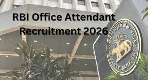 RBI Office Attendant Recruitment 2026 – Apply Online for 572 Vacancies