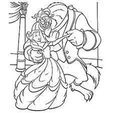 You could also print the picture by clicking the print button above the image. Top 10 Free Printable Beauty And The Beast Coloring Pages Online