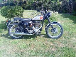 The B S A Gold Star In Touring Trim Motorcycle Culture Bsa Motorcycle Touring