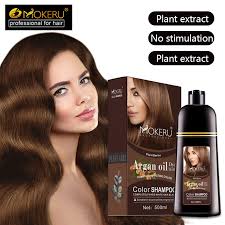 Argan oil softens the hair, especially if a woman has curly locks. Mokeru 2pcs Lot Natural Hair Dye Shampoo Argan Oil Essence Fast Hair Color Shampoo For Women Dry Hair Dye Permanent Coloring Dye Buy At The Price Of 27 84 In Aliexpress Com Imall Com