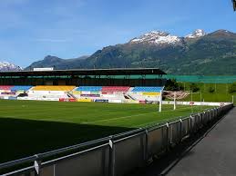 Klimatabelle  bearbeiten  die jahresmitteltemperatur beträgt 10,1 °c, wobei im januar mit 0,8 °c die kältesten und im juli mit 19,0 °c die wärmsten monatsmitteltemperaturen. Rheinpark Stadion Vaduz Hier Tragt Der Fc Vaduz Und Die Na Flickr