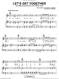 Mills Let S Get Together Sheet Music For Voice Piano Or Guitar