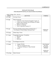 Maybe you would like to learn more about one of these? Contoh Tentatif Program