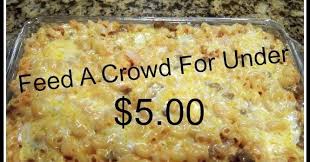 Feed A Crowd For Under 5 A Stroll Thru Life Recipe Easy Cheap Dinners Food For A Crowd Appetizers For A Crowd