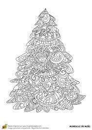dessin a colorier d un sapin mandala de noel hugolescargot com christmas tree coloring page pages lowercase letter