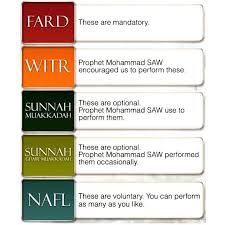 Fard Witr Sunnah Nafl Islam Almighty Allah Islam Muslim