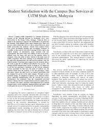• a theory maintained in argument. Pdf Student Satisfaction With The Campus Bus Services At Uitm Shah Alam Malaysia