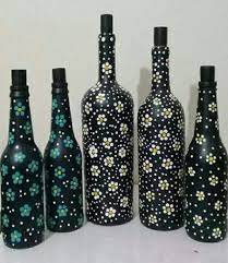 Best Flowers Box Painted 24 Ideas Glass Bottles Art Painted Glass Bottles Hand Painted Wine Bottles