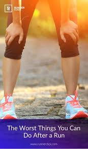 The Worst Things You Can Do After A Run Runnerclick Running For Beginners Running Exercise
