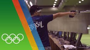 Training for Rio with Air Pistol shooter Felipe Wu [BRA]