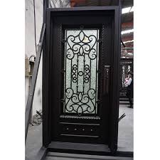Pintu Baja Tempa Pintu Masuk Tunggal Mewah Besi Tempa Dan Pintu Kaca Untuk Rumah Buy Pintu Besi Tempa Dan Kaca Pintu Baja Untuk Rumah Pintu Fancy Product On Alibaba Com