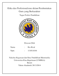 We did not find results for: Doc Etika Dan Profesionalisme Dalam Pembentukan Guru Yang Berkarakter Tugas Profesi Pendidikan Ria Willy Academia Edu