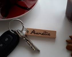 Porte Cles En Bois Avec Prenom Wood Key Ring Pyrogravure Personnalise Porte Cles En Bois Porte Cle Deco Bois