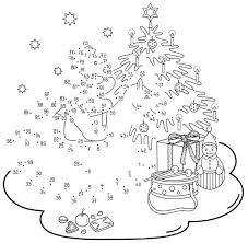 Arbol De Navidad Para Colorear Con Numeros