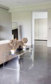 Stunning West London Apartment Featuring A Mayfair Grey Lazenby Polished Concrete Floor With A Concrete Floors In House Polished Concrete Grey Concrete Floor