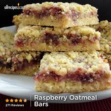 Raspberry Oatmeal Bars Recipe Raspberry Oatmeal Bars Raspberry Recipes Raspberry Oatmeal