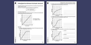Distance vs time graphs other contents: Distance Time Graph Worksheet With Answer Key Math Twinkl