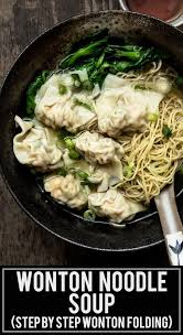 Wonton Noodle Soup Recipe In 2020 Wonton Noodles Yummy Pasta Recipes Wonton Noodle Soup