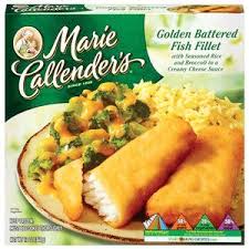 They are frozen dinners that serve 4 and can be heated in the microwave in less than 15 minutes of in the oven in about an hour. Marie Callenders Frozen Dinner Golden Battered Fish Filet 12 Ounce Walmart Com Battered Fish Marie Callenders Recipes Food