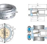 Double Flanged Double Disc Swing Check Valve-H46 - Flanged ...