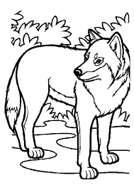Jouer et colorier, enfants ou adultes, pour toute la famille. Coloriage Loup Sur Hugolescargot Com
