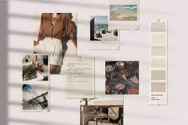 Realistic Mood Board Mockups Psd Aesthetic Desktop Wallpaper Desktop Wallpaper Art Macbook Wallpaper