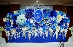 Wedding Paper Flowers Wall Wedding Paperwedding Paperflowers Bunga Kertas Diy Bunga Kertas Raksasa Dekorasi Kertas