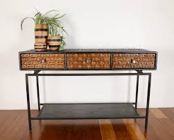 Where to buy quality outdoor furniture brisbane? Link Retro Timber Console Table Brisbane Furniture