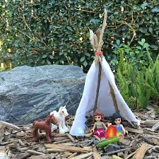 Fill in around the stick with all of the loose dirt that was taken out, and then place the piece of sod back on top. Construct A Quick Mini Teepee For Play Be A Fun Mum