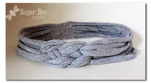 Sugar Bee Crafts Simple Crafts And Diy Ideas And Tutorials T Shirt Yarn Knot Headband Old Shirts