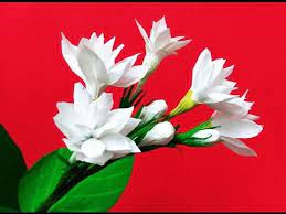 How To Make Paper Flowers Lily Of The Valley Convallaria Majalis Flower 53 Youtube Paper Flowers Paper Flower Video Paper Flowers Diy
